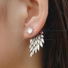 Load image into Gallery viewer, Hot Crystal Flower Stud Earrings for Women Fashion Jewelry Gold Silver Rhinestones Earrings Gift for Party and Best Friend