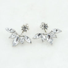 Load image into Gallery viewer, Hot Crystal Flower Stud Earrings for Women Fashion Jewelry Gold Silver Rhinestones Earrings Gift for Party and Best Friend