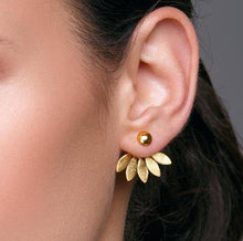 Load image into Gallery viewer, Hot Crystal Flower Stud Earrings for Women Fashion Jewelry Gold Silver Rhinestones Earrings Gift for Party and Best Friend