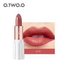 Load image into Gallery viewer, O.TWO.O Semi Velvet Lipstick Nude Rich Color Waterproof Moisturizing Long Lasting Lightweight Lips Makuep 12 Colors