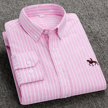 Load image into Gallery viewer, S-6XL Plus size New OXFORD FABRIC 100% COTTON excellent comfortable slim fit button collar business men casual shirts tops