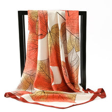 Load image into Gallery viewer, Silk Scarves Women Foulard 90*90cm Square head scarf Ladies Shawl wrap muffler pareo Bandanna female chiffon hijab poncho wool