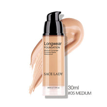Load image into Gallery viewer, SACE LADY Face Liquid Foundation Base Makeup Matte Finish Waterproof Make Up Full Coverage Cream Natural Cosmetic Wholesale