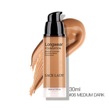 Load image into Gallery viewer, SACE LADY Face Liquid Foundation Base Makeup Matte Finish Waterproof Make Up Full Coverage Cream Natural Cosmetic Wholesale
