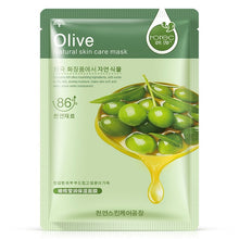 Load image into Gallery viewer, 1PC Blueberry Six Fruit Plant Facial Mask Moisturizing Hyaluronic Acid Plant Extract Oil Control Hydrating Sheet Face Mask TSLM2