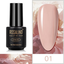 Load image into Gallery viewer, ROSALIND Nail Gel Polish Hybrid Vernis 7ML Soak Off Nails Art Design Semi Permanent Gel Lacquer Pure Colors All For Manicure