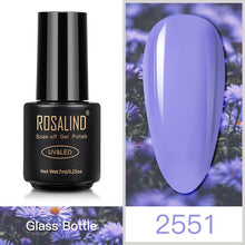 Load image into Gallery viewer, ROSALIND Nail Gel Polish Hybrid Vernis 7ML Soak Off Nails Art Design Semi Permanent Gel Lacquer Pure Colors All For Manicure