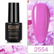 Load image into Gallery viewer, ROSALIND Nail Gel Polish Hybrid Vernis 7ML Soak Off Nails Art Design Semi Permanent Gel Lacquer Pure Colors All For Manicure