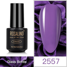 Load image into Gallery viewer, ROSALIND Nail Gel Polish Hybrid Vernis 7ML Soak Off Nails Art Design Semi Permanent Gel Lacquer Pure Colors All For Manicure