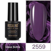 Load image into Gallery viewer, ROSALIND Nail Gel Polish Hybrid Vernis 7ML Soak Off Nails Art Design Semi Permanent Gel Lacquer Pure Colors All For Manicure
