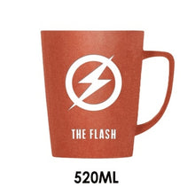Load image into Gallery viewer, 350ML/520ML Super Hero Avenger Justice League Infinity Mugs With Cover and Spoon Pure Color Mugs Cup Kitchen Tool Gift
