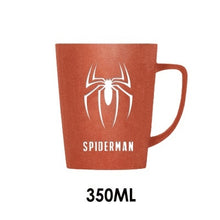Load image into Gallery viewer, 350ML/520ML Super Hero Avenger Justice League Infinity Mugs With Cover and Spoon Pure Color Mugs Cup Kitchen Tool Gift
