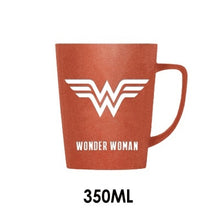 Load image into Gallery viewer, 350ML/520ML Super Hero Avenger Justice League Infinity Mugs With Cover and Spoon Pure Color Mugs Cup Kitchen Tool Gift

