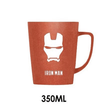 Load image into Gallery viewer, 350ML/520ML Super Hero Avenger Justice League Infinity Mugs With Cover and Spoon Pure Color Mugs Cup Kitchen Tool Gift
