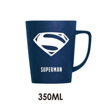 Load image into Gallery viewer, 350ML/520ML Super Hero Avenger Justice League Infinity Mugs With Cover and Spoon Pure Color Mugs Cup Kitchen Tool Gift
