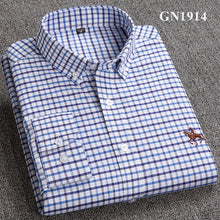 Load image into Gallery viewer, S-6XL Plus size New  OXFORD FABRIC 100% COTTON excellent comfortable slim fit button collar business men casual shirts tops

