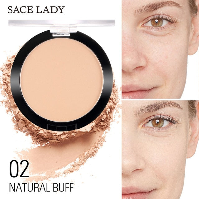 SACE LADY Setting Powder Face Makeup Matte Pressed Translucent Natural Make Up Long-lasting Oil-control Cosmetics Wholesale