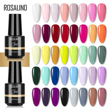 Load image into Gallery viewer, ROSALIND Nail Gel Polish Hybrid Vernis 7ML Soak Off Nails Art Design Semi Permanent Gel Lacquer Pure Colors All For Manicure
