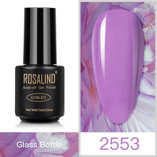 Load image into Gallery viewer, ROSALIND Nail Gel Polish Hybrid Vernis 7ML Soak Off Nails Art Design Semi Permanent Gel Lacquer Pure Colors All For Manicure
