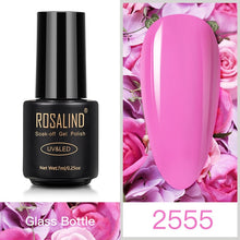 Load image into Gallery viewer, ROSALIND Nail Gel Polish Hybrid Vernis 7ML Soak Off Nails Art Design Semi Permanent Gel Lacquer Pure Colors All For Manicure
