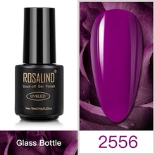 Load image into Gallery viewer, ROSALIND Nail Gel Polish Hybrid Vernis 7ML Soak Off Nails Art Design Semi Permanent Gel Lacquer Pure Colors All For Manicure
