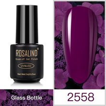 Load image into Gallery viewer, ROSALIND Nail Gel Polish Hybrid Vernis 7ML Soak Off Nails Art Design Semi Permanent Gel Lacquer Pure Colors All For Manicure
