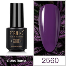 Load image into Gallery viewer, ROSALIND Nail Gel Polish Hybrid Vernis 7ML Soak Off Nails Art Design Semi Permanent Gel Lacquer Pure Colors All For Manicure
